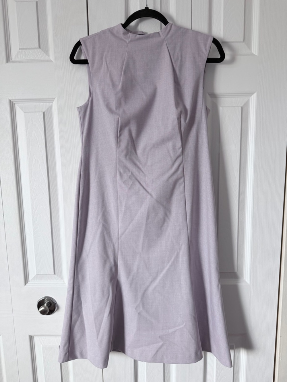 Ann Taylor Sleeveless Midi Dress in Light Lavender